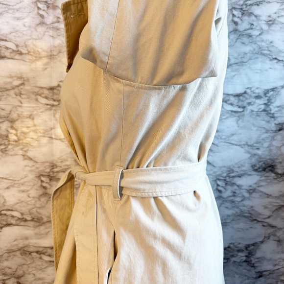 J. Crew Khaki Cream Trench Coat - Picture 8 of 11